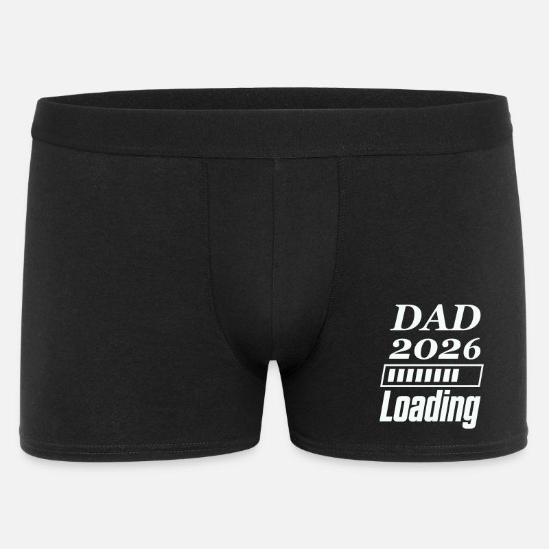 DAD 2026 Loading - Männer Boxer Shorts - Schwarz