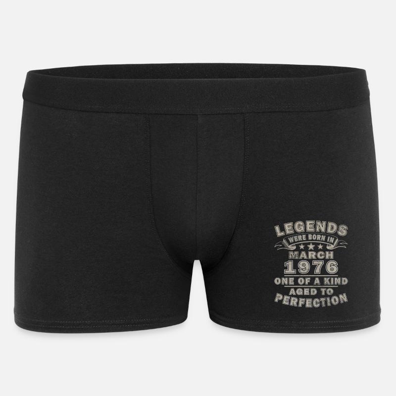 Mars 1976 Récolte mars 1976 - Boxer Homme - noir
