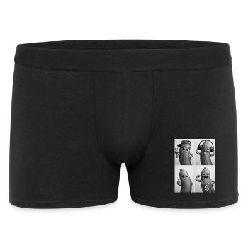 Zucchini - Männer Boxer Shorts - Schwarz - Vorne