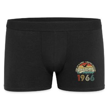 1966 Vintage Vintage Retro Birthday Gift - Men's Boxer Shorts - black - Front