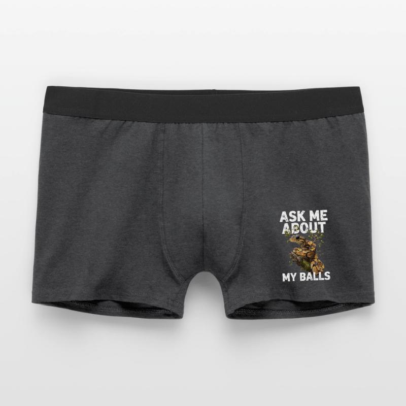 King Python Snakes Lover Terrarium Python Men's Boxer Shorts