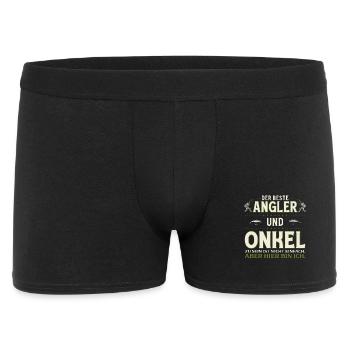Anglers & Uncles Not Easy Here I Am Fishing - Men's Boxer Shorts - black - Front