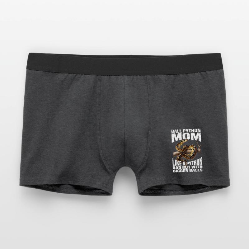 King Python Mom Mom Snakes Terrarium Python Men's Boxer Shorts