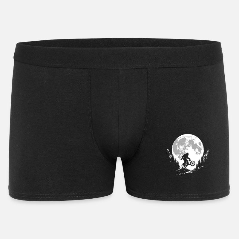 Bigfoot Mountainbiking - Männer Boxer Shorts - Schwarz