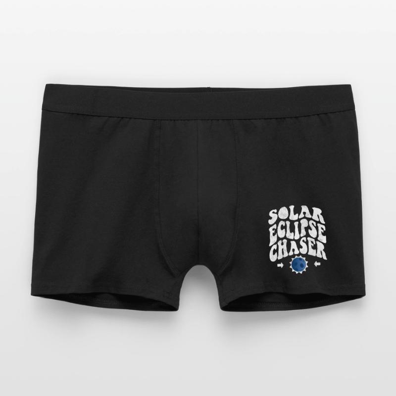 Solar eclipse chaser white Men's Boxer Shorts