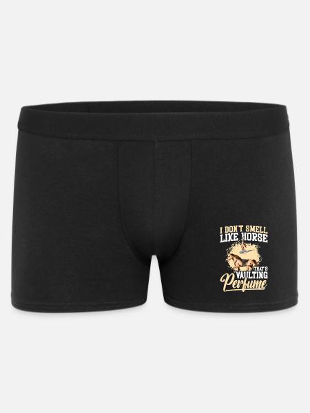 Pferdegymnastik Künstlerisches Reitpferd - Männer Boxer Shorts - Schwarz