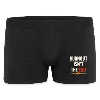 Heilungsreise Zur Transformation Innerer Stärke - Männer Boxer Shorts - Schwarz - Vorne