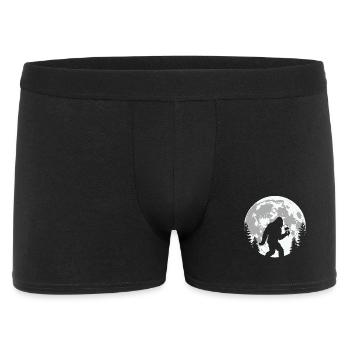 Bigfoot Eiscreme Mond - Men's Boxer Shorts - black - Front