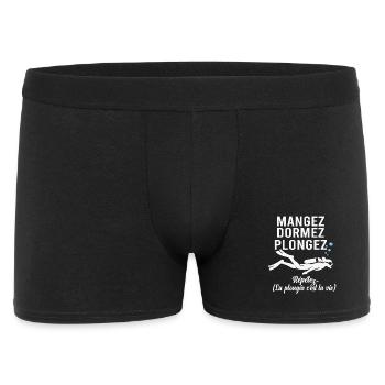 Scuba Diving Eat Sleep Dive - Men's Boxer Shorts - black - Front