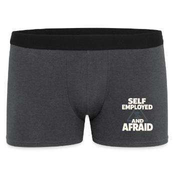 Indépendant indépendant Steuerhumor 1099 Life - Boxer Homme - charbon - Devant