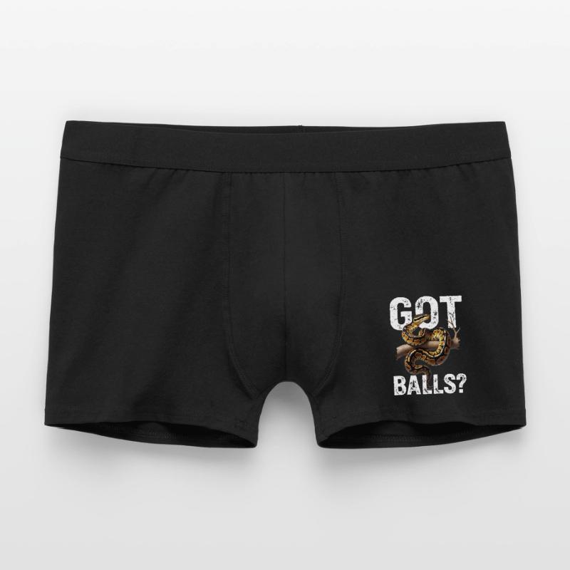 Königspython Schlangen Liebhaber Terrarium Python Männer Boxer Shorts