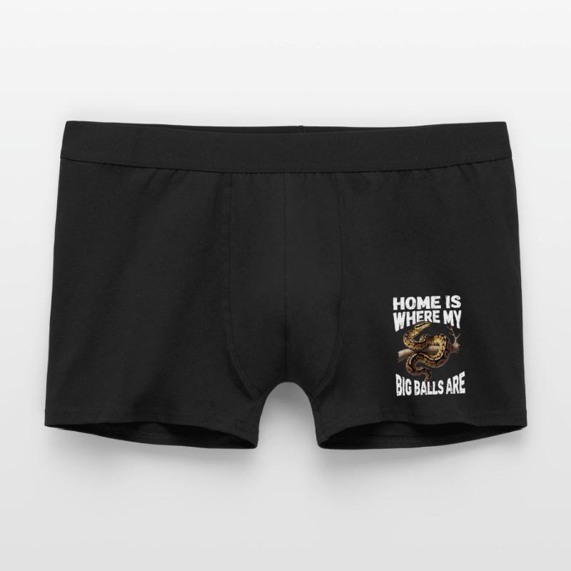Königspython Schlangen Liebhaber Terrarium Python Männer Boxer Shorts