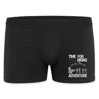 Hiking Hike Be Ready For Adventure Vintage - Men's Boxer Shorts - black - Front