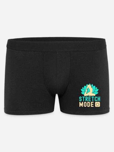 Yoga Stretch Mode On Funny Yoga - Men's Boxer Shorts - black