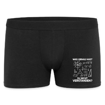 Qu’est-ce que tu n’as pas compris exactement, mathématicien - Boxer Homme - noir - Devant