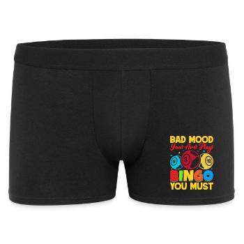 Bingo Game Bad Mood Yor Are Play Bingo - Men's Boxer Shorts - black - Front