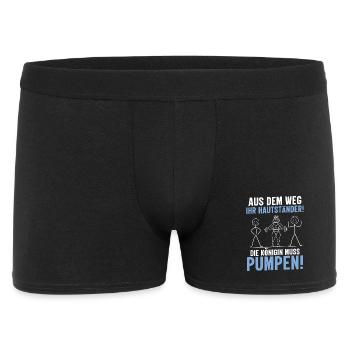 Weightlifter OUT OF THE WAY HER SKIN STAND Funny - Men's Boxer Shorts - black - Front