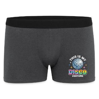 This Is My Disco Costume Disco Kugel - Männer Boxer Shorts - Anthrazit - Vorne