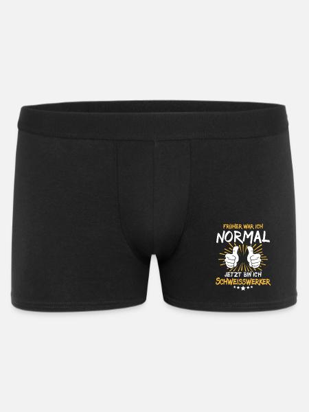 Welding Worker Saying - Men's Boxer Shorts - black