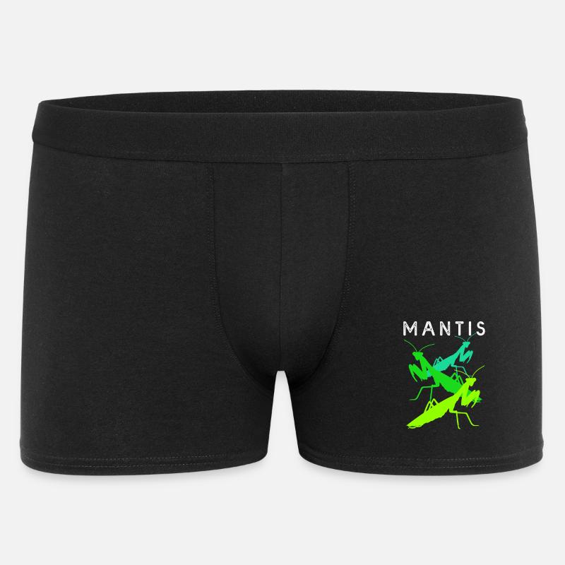 Gottesanbeter Gottesanbeterin Mantis - Männer Boxer Shorts - Schwarz