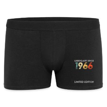 60th Birthday Legendary Since 1966 vintage - Men's Boxer Shorts - black - Front