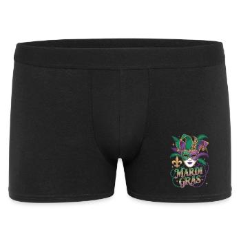 Carnival Shirt – Mardi Gras Mask - Men's Boxer Shorts - black - Front