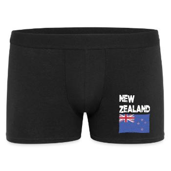 Drapeau néo-zélandais de Nouvelle-Zélande de Nouvelle-Zélande - Boxer Homme - noir - Devant