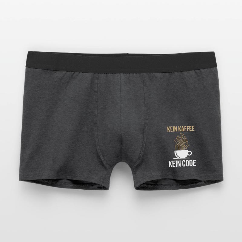 Kein Kaffee Kein Code Programmierer Informatiker Männer Boxer Shorts