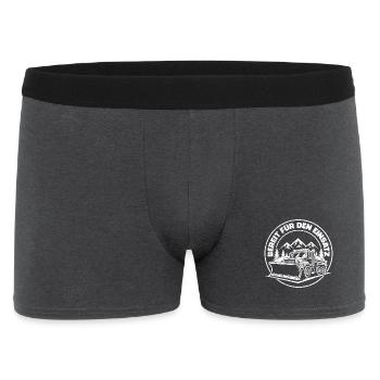 Winter service READY FOR USE Fun - Men's Boxer Shorts - charcoal grey - Front