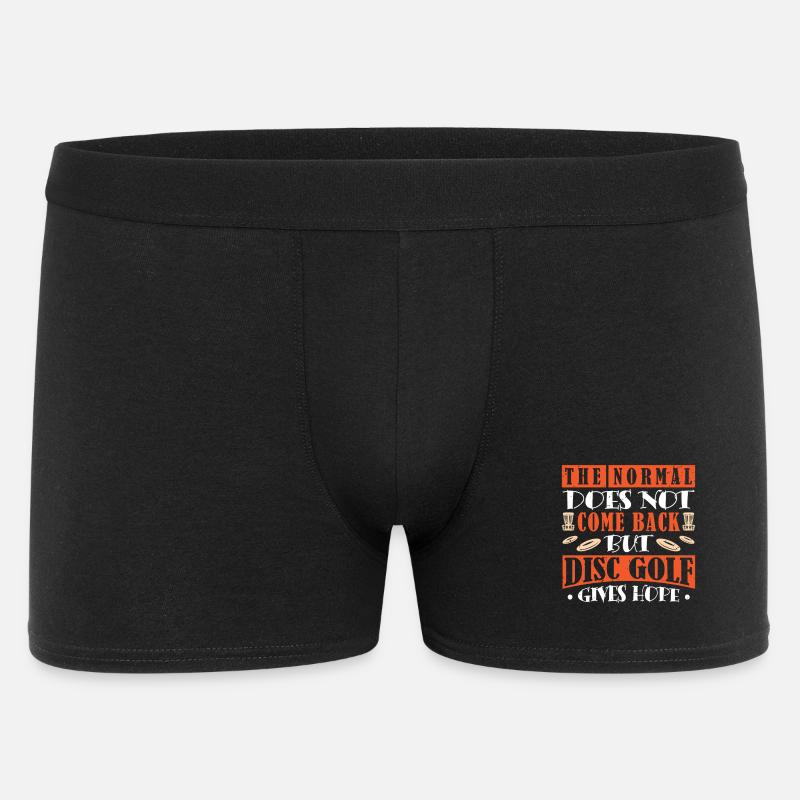 Disc Golf Geschenke Discgolf - Männer Boxer Shorts - Schwarz