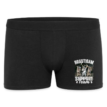 T-shirt des hommes de la fête de garçon Bourdonnement de la fête de garçon - Boxer Homme - noir - Devant