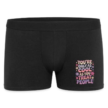 Dire Déclaration Respect Cadeau de gentillesse - Boxer Homme - noir - Devant