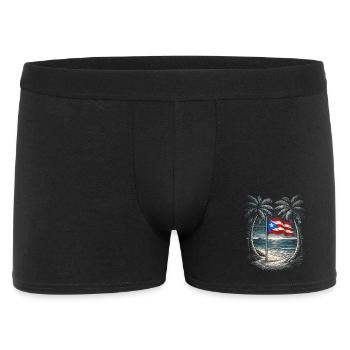 Puerto Rico Boricua - Men's Boxer Shorts - black - Front