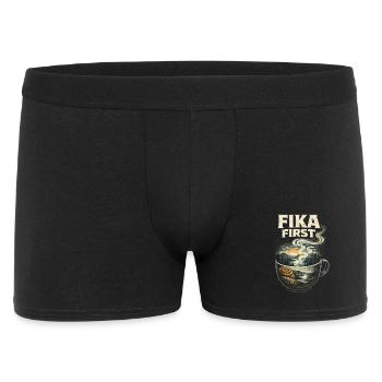 Fika viking scandinave d’abord - Boxer Homme - noir - Devant