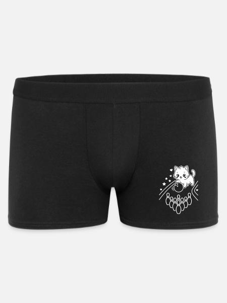 Kawaii Cat Bowling - Men's Boxer Shorts - black