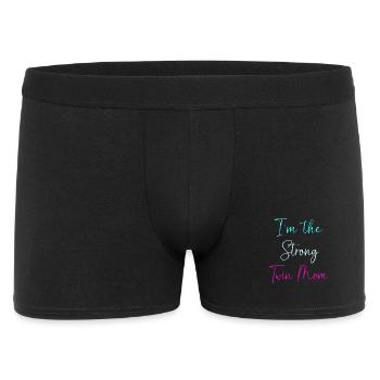 Twins Mom Twin Mom Mom Gift - Men's Boxer Shorts - black - Front