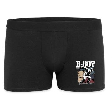 B-Boy Breakdance Streetstyle Breakdancer - Boxer Homme - noir - Devant