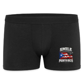 Just Landed In Puerto Rico Boricua - Men's Boxer Shorts - black - Front