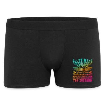 60th Birthday 60 Years Decoration 1965 Gift Funny - Men's Boxer Shorts - black - Front