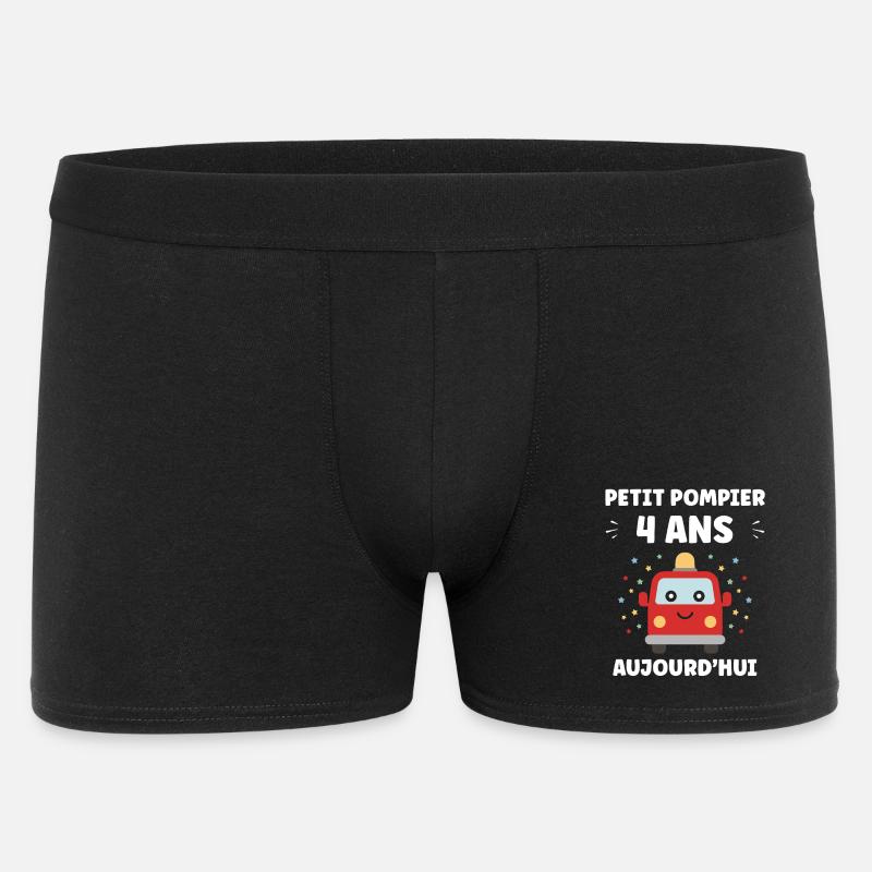 4 Jahre - Männer Boxer Shorts - Schwarz
