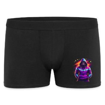 Neon Gorilla 80s Retro Style - Men's Boxer Shorts - black - Front