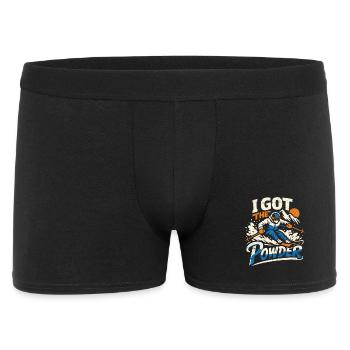 Ski à propulsion | J’ai la poudre | Neige poudreuse - Boxer Homme - noir - Devant