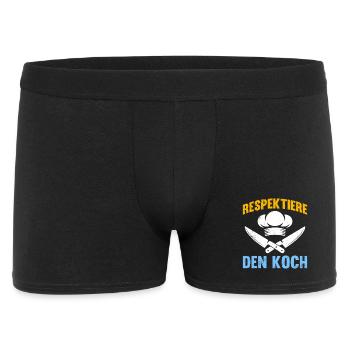 Chef RESPECT LE CHEF Amusement - Boxer Homme - noir - Devant