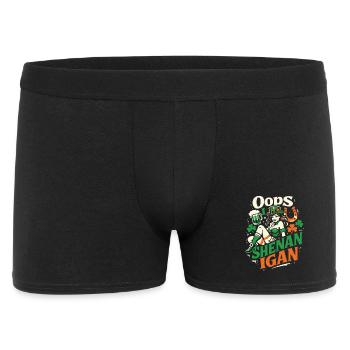 Oops I Shenanigan Leprechaun St Patrick's Girl - Men's Boxer Shorts - black - Front