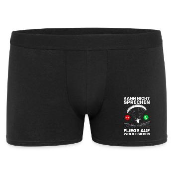 Vol en parapente JE NE PARLE PAS VOLER Drôle - Boxer Homme - noir - Devant