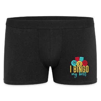 Jeu de bingo Je bingo Mon meilleur bingo - Boxer Homme - noir - Devant