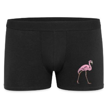 Lunettes de soleil flamant rose - Boxer Homme - noir - Devant
