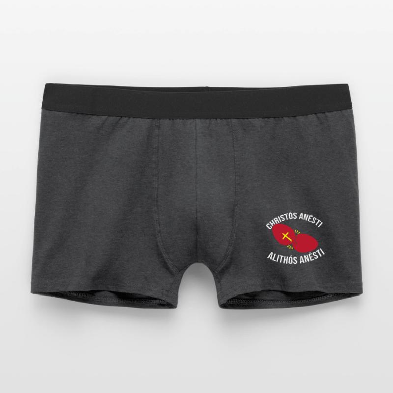 Greek Easter Easter Egg Happy Easter Men's Boxer Shorts