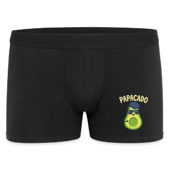 Werdender Papa & Vater, Papacado, Schwangerschaft - Männer Boxer Shorts - Schwarz - Vorne