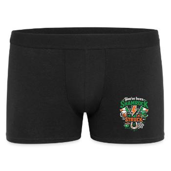 You've been Shamrock Struck | St. Patrick's Day - Männer Boxer Shorts - Schwarz - Vorne